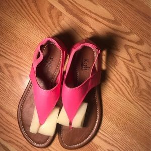 Pink kali sandals